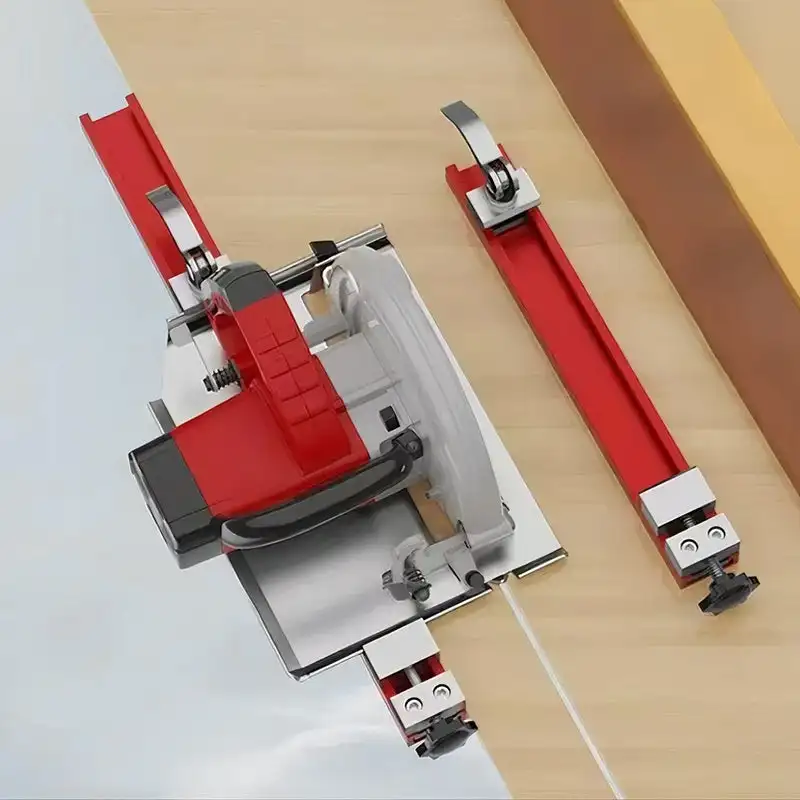 

Adjustable Circular Saw Guide Rail, Precision Aluminum Alloy Cutting Machine Base Guide for Woodworking Cutting and Milling