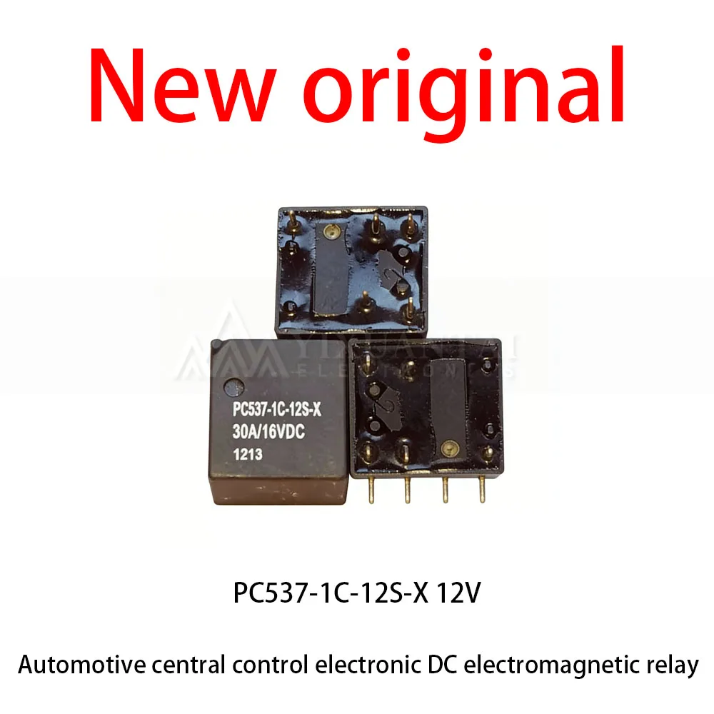 10Pcs/Lot New original PC537-1C-12S-X 12V Automotive central control electronic DC electromagnetic relay