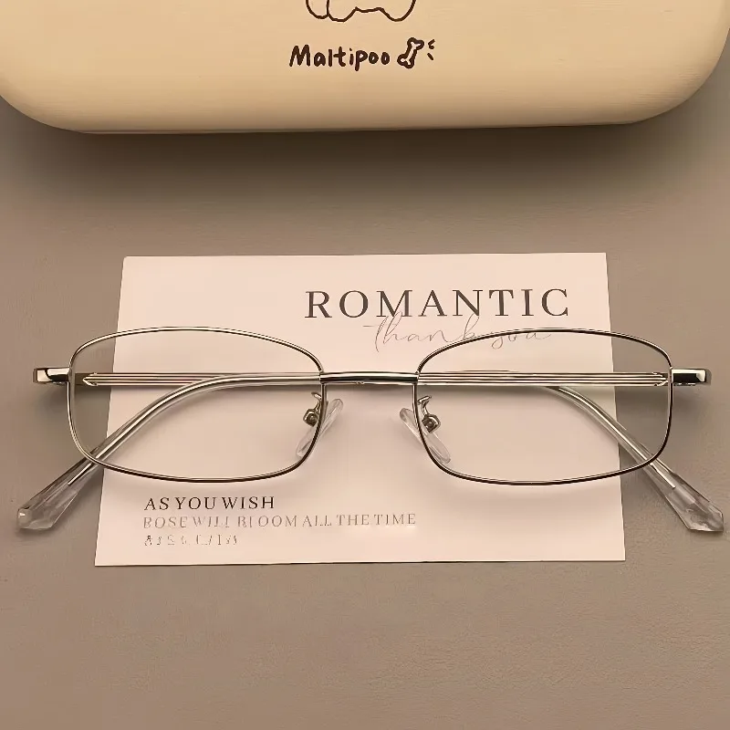 Blue Light Blocking Glasses Square Eyeglasses Frame Anti Blue Ray Computer Game Glasses