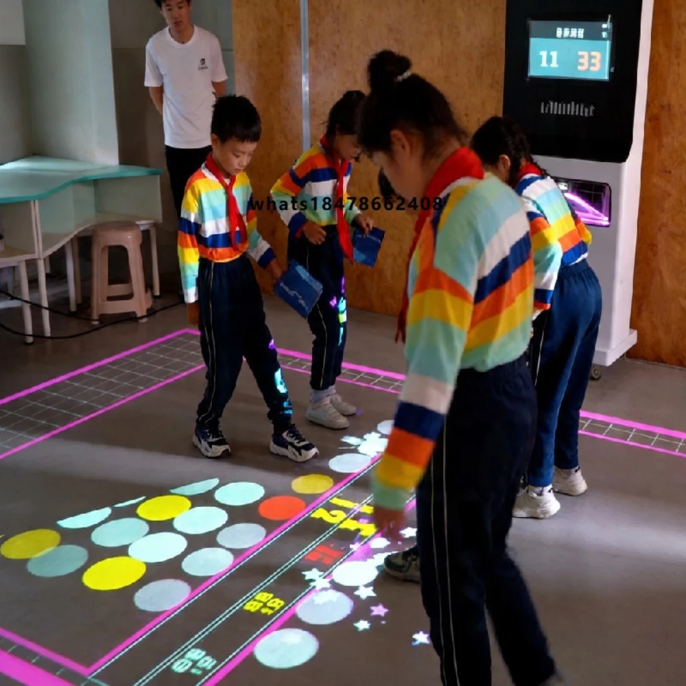 OEM Mobile Interactive Floor Projection Sport  All-in-One Interactive Games with Touch Screen for Advertising Equipment