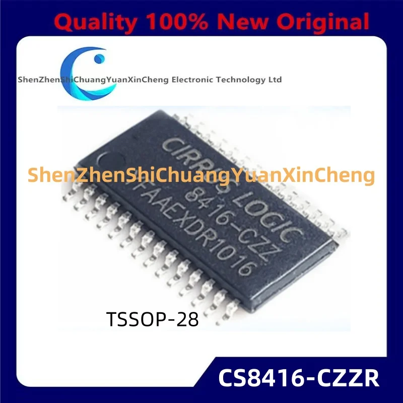 2-5 PCS Novo Original CS8416 CS8416-CZZR TSSOP Receptor de Áudio Digital