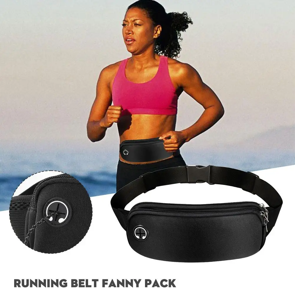 Sports Fanny Pack Women Belt Bag Men Running Waist Bags Gym Adjustable Accessories Mobile Strap Phone Bags Running Bag Wais A0K7