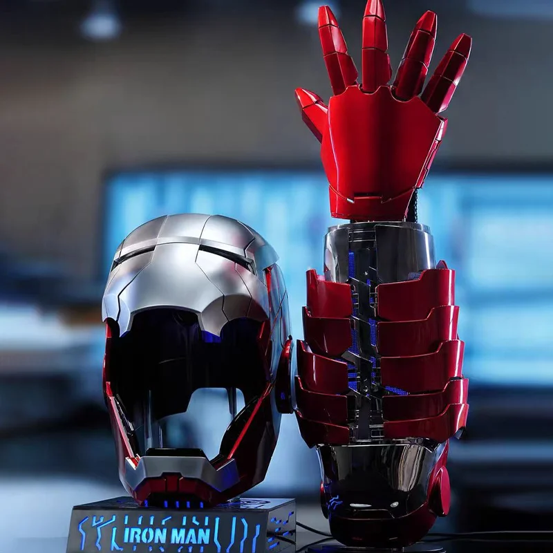 

2025 г., масштаб 1/1, настоящий носимый Железный человек, Mk5, меховая рука, голосовое управление, сенсорный пульт дистанционного управления, игрушка для взрослых, подарок