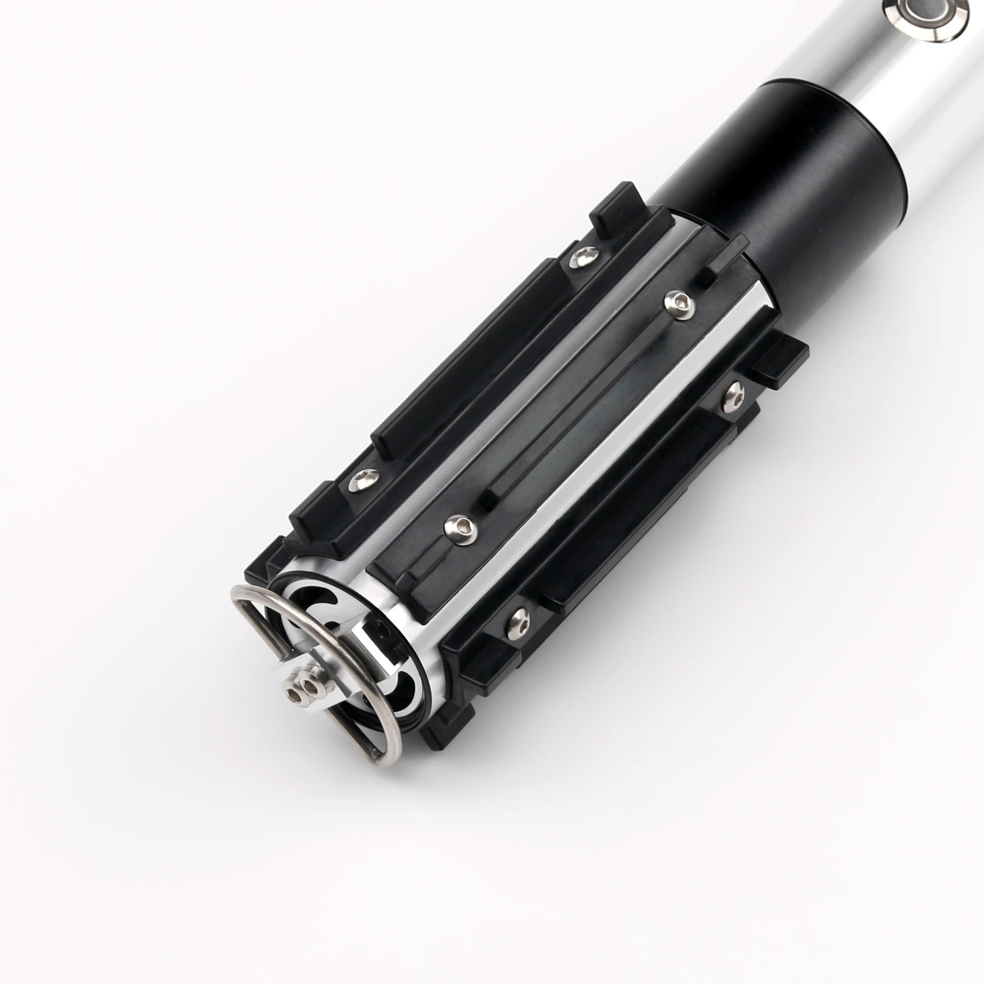 TXQSABER-Sable de luz RGB para niños, espada láser Jedi para duelo pesado de NeoPixel, Soundfonts oscilantes suaves, Flash en Clash