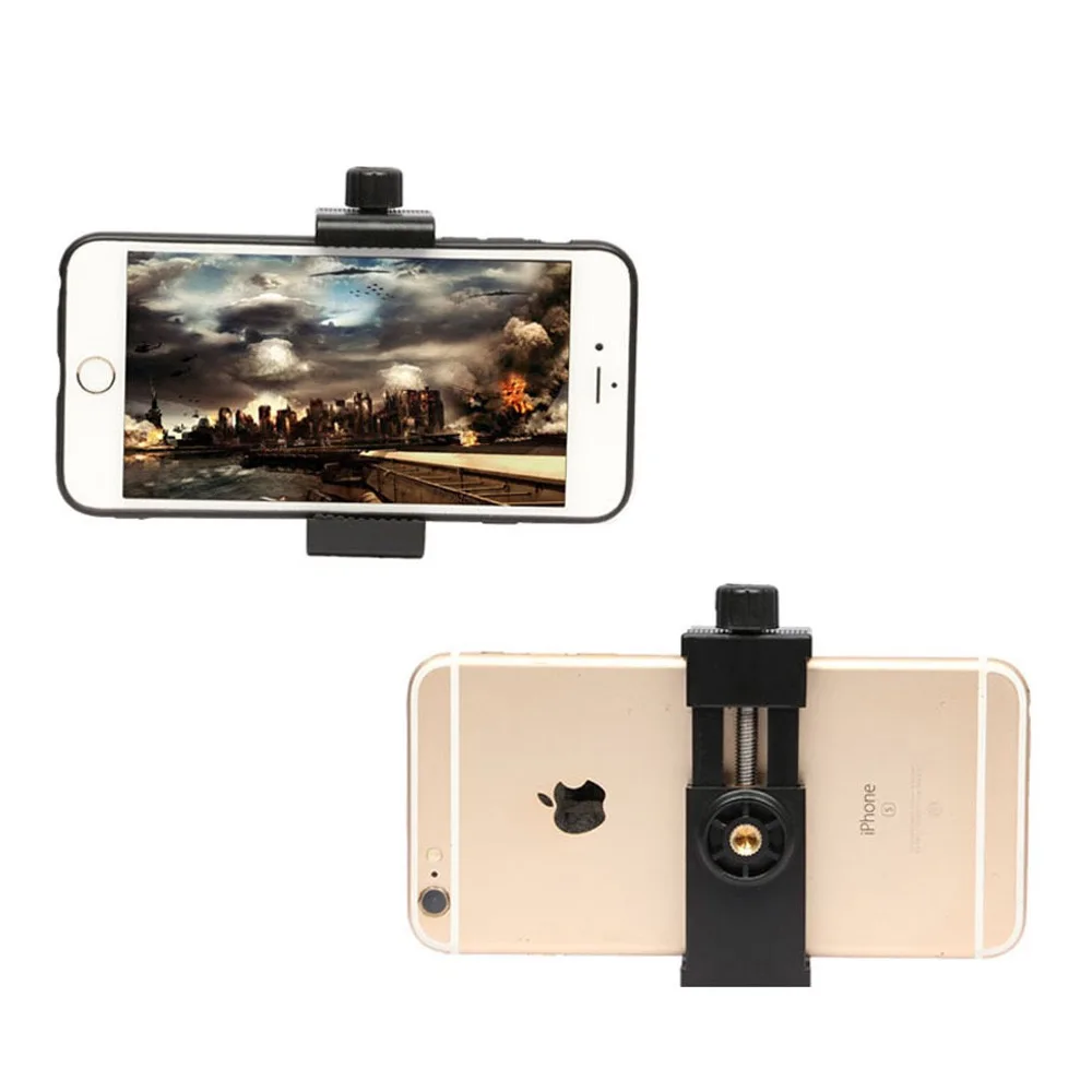 Universal Phone Clip Bracket Holder Mount Tripod Monopod Stand For IPhone 14 15 Smartphone Selfie Holder