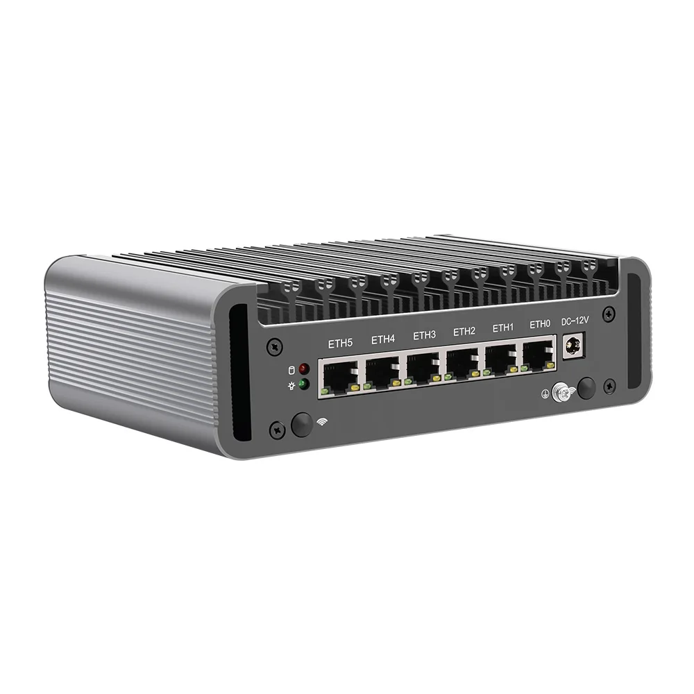 Imagem -05 - Mini Fanless Firewall Router Intel I226-v Celeron J6413 J6412 Elkhart Lake 6x 2500mbps Nics pc Opnsense Proxmox 12th Gen