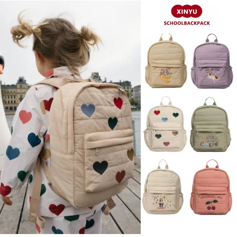 

Children's Backpack 2025 Autumn New Printed Fashion Cartoon Boys' Backpack Quick drying Waterproof Kindergarten Girls' Backpack
