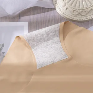 Plus size roupa interior feminina calcinha de seda gelo cor sólida senhoras sem costura cuecas meninas respirável lingerie sexy feminino 8 principais vendas garotas sem calcinha - №4