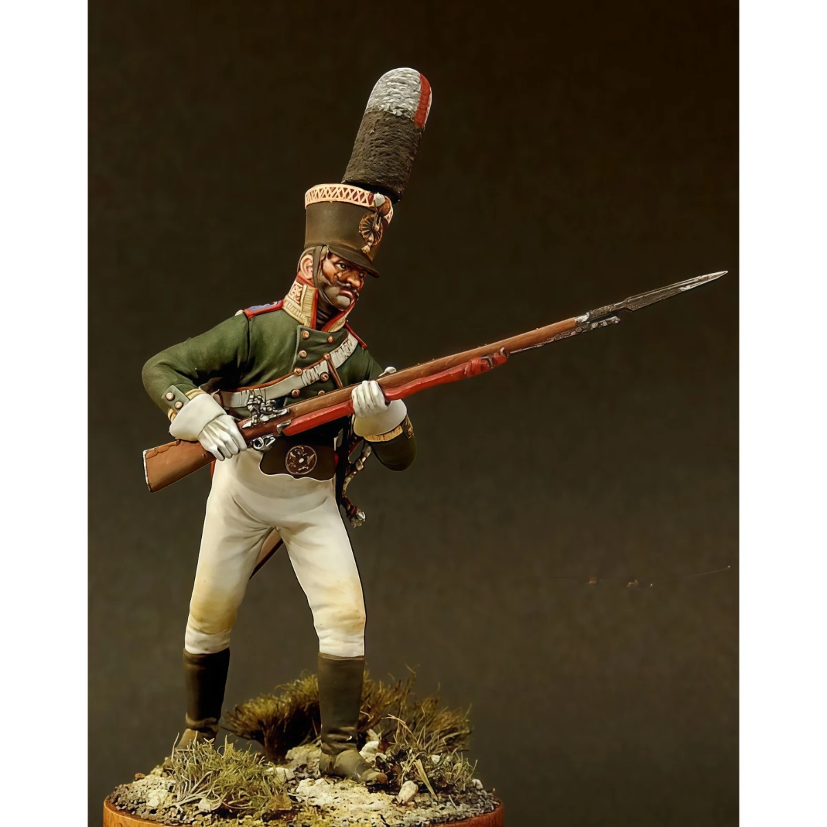 54-mm-Modellbausatz aus Kunstharz, Militärthema, Russisches Garde-Gewehrregiment NCO, unmontiert und unbemalt, GK, 1729R