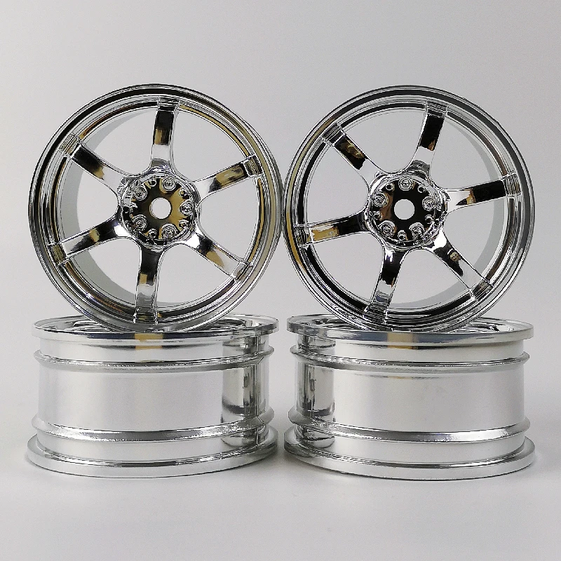 4pcs 3mm Offset RC Car 1/10 Scale Plastic Wheels Rims Drift On road Touring Model Hobby