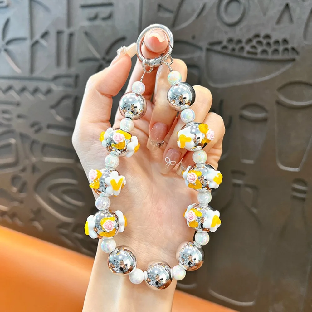 New Luminous Luminous Mobile Phone Chain Acrylic Anti-lost Bag Pendant Multifunctional Car Key Chain