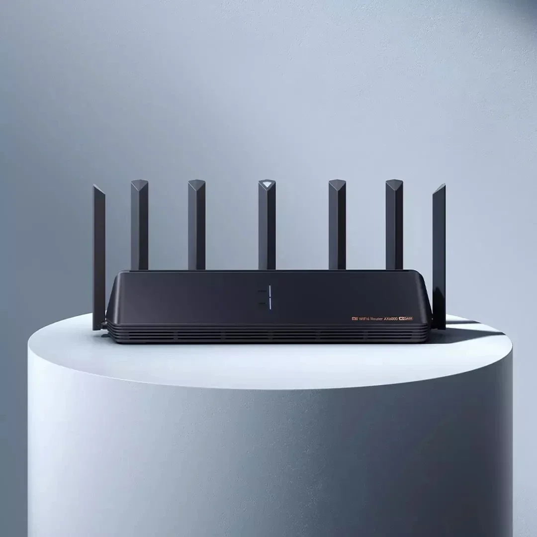 Xiaomi-Routeur Wi-Fi 6 5 GHz AX6000, 2.5 Mb/s, Qualcomm, AIoT, Gigabit, pour la sécurité, avec signal externe, version chinoise d'occasion