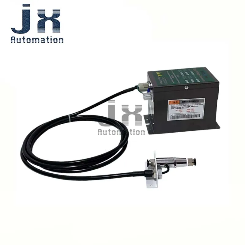 Ion Air Nozzle Anti Static Eliminator Kit SL-005 Industrial Ionizing Air Nozzle with High Voltage Power Supply ZST-401A
