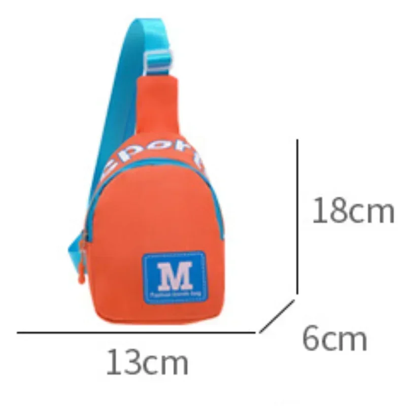 New Children Chest Bag Boy Girl Fashion Shoulder Diagonal Straddle Bag Travel Letter Printing Waist Bags Portable Casual Bags