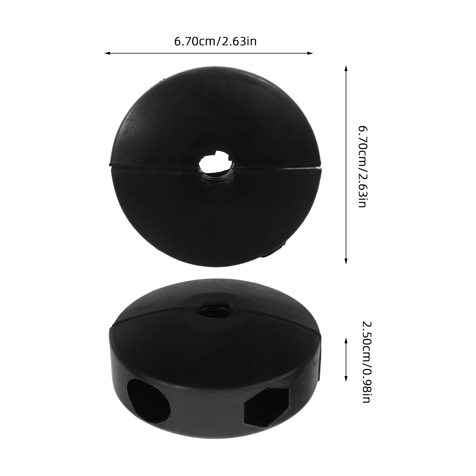 1 Set Solid Rubber Stopper For Auto Retractable Hose Reel Shock-Proof Bumper High-Efficiency Limiting Function Stopper