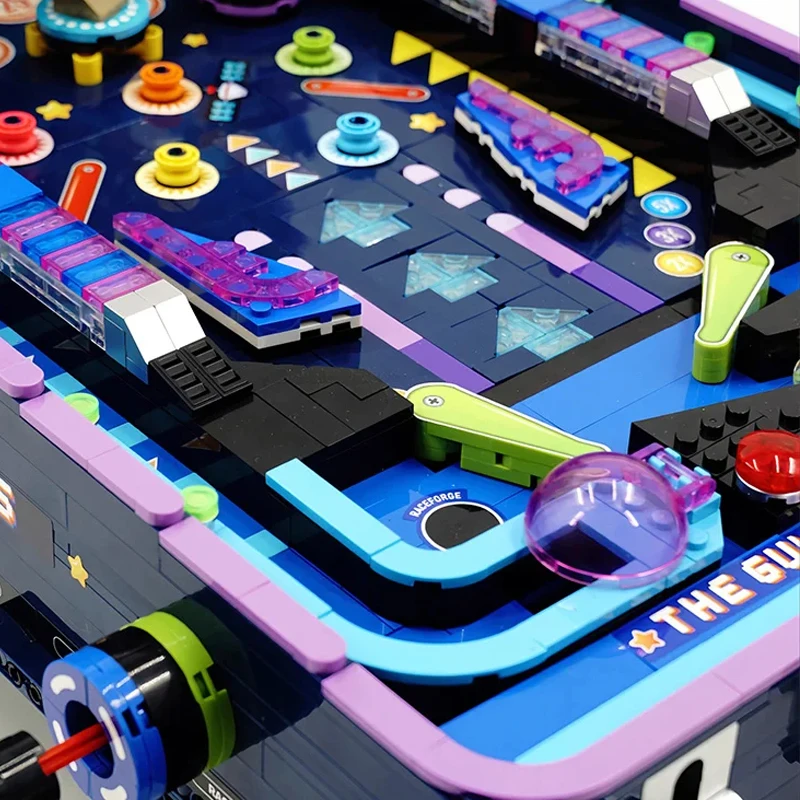 2309 قطعة طاولة ألعاب الكرة والدبابيس ألعاب مكعبات البناء تجميع آلة الجسيمات الصغيرة نموذج الطوب لعب لهدايا عيد الميلاد والهالوين #4