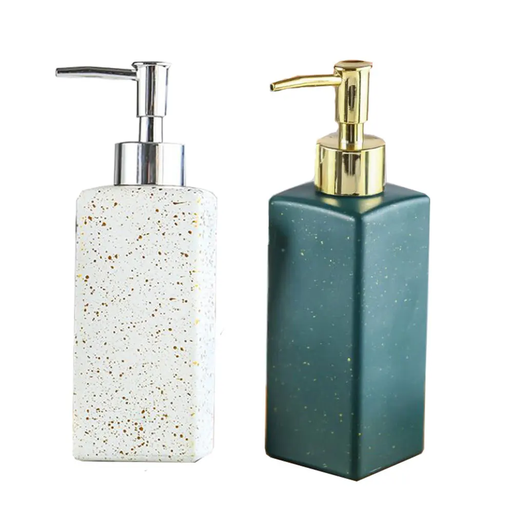 

2Pcs Press Pump Bottles Lotion Shampoo Dispensers Leakproof Reusable Portable Split Bottle for Bathroom Travel White