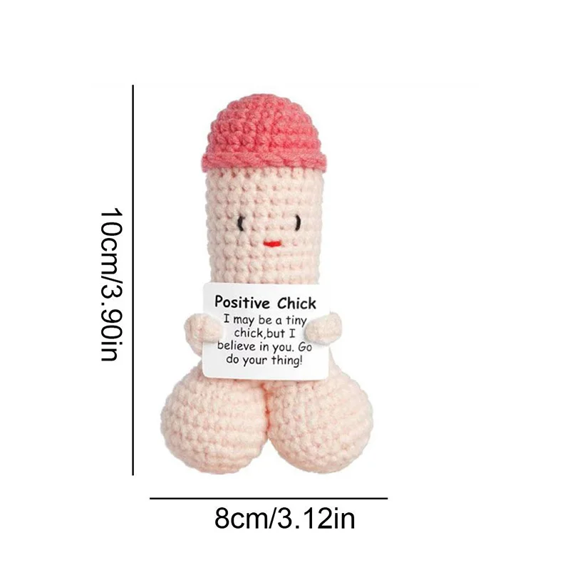 Funny Crochet Doll DecorationBirthday Party Boy Friend Gift Valentine's Day Bedroom Girl Miniature Items Dollhouse Miniatures