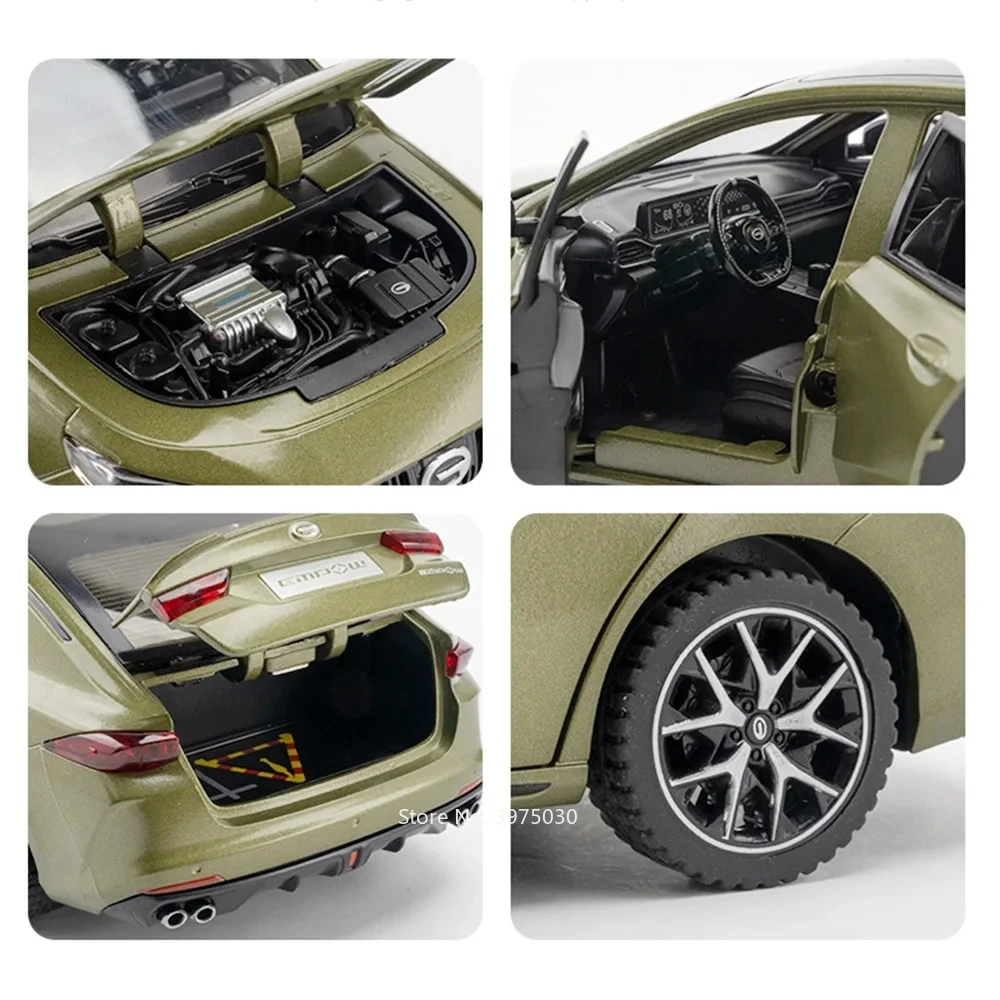 1:24 EMPOW NIO ES8 ミニチュアダイキャストおもちゃの車モデルプルバックサウンドライトおもちゃの車モデル子供大人の誕生日プレゼント