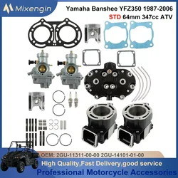 STD 64mm ATV Motor Carburetor cylinder piston gasket Rebuild Overhaul kit for Yamaha Banshee 350 YFZ350 1987-06 2GU-14101-01-00