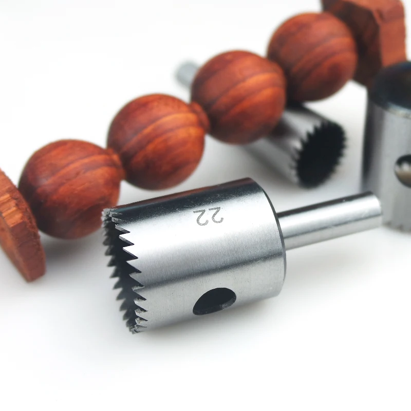 1pcs 4-60mm Serration Ball Knife Saw Hole Drill Bit With Teeth HSS/Alloy Steel Milling Cutter Round Beads Wood Ball Turning Tool