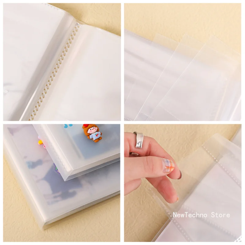 Portable Ticket Card Book Organizer 84/120/240Slots Cards Holder Large Capacity Collection Album Binder Photocards Storage Book