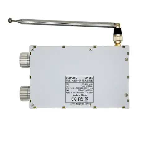 DP-666 DEEPELEC TEF6686 Radio Högkänslighet Fullband FM AM LW MW KV Kortvåg ESP32 RDS 2,8 tums IPS LCD 8 best sales tef 6686 radio - №7