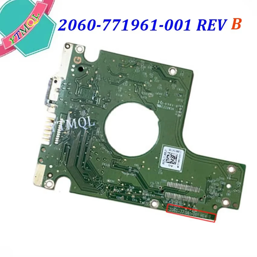 1 szt. WD5000BMVW WD10JMVW / HDD PCB USB 3,0/2060-771961-001 REV A 2060-771961 REV B 2060 771961 001 / 771961-F01 101 G01 — zdjęcie 7