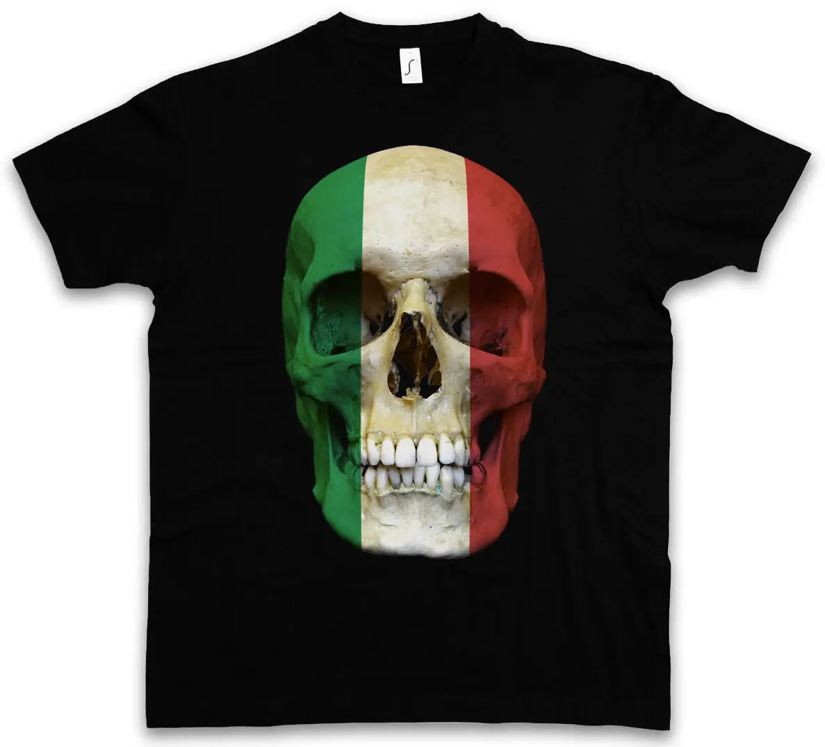 CLASSIC HUNGARY SKULL FLAG T-SHIRT - Biker MC Banner Shirt Sizes S - 5XL