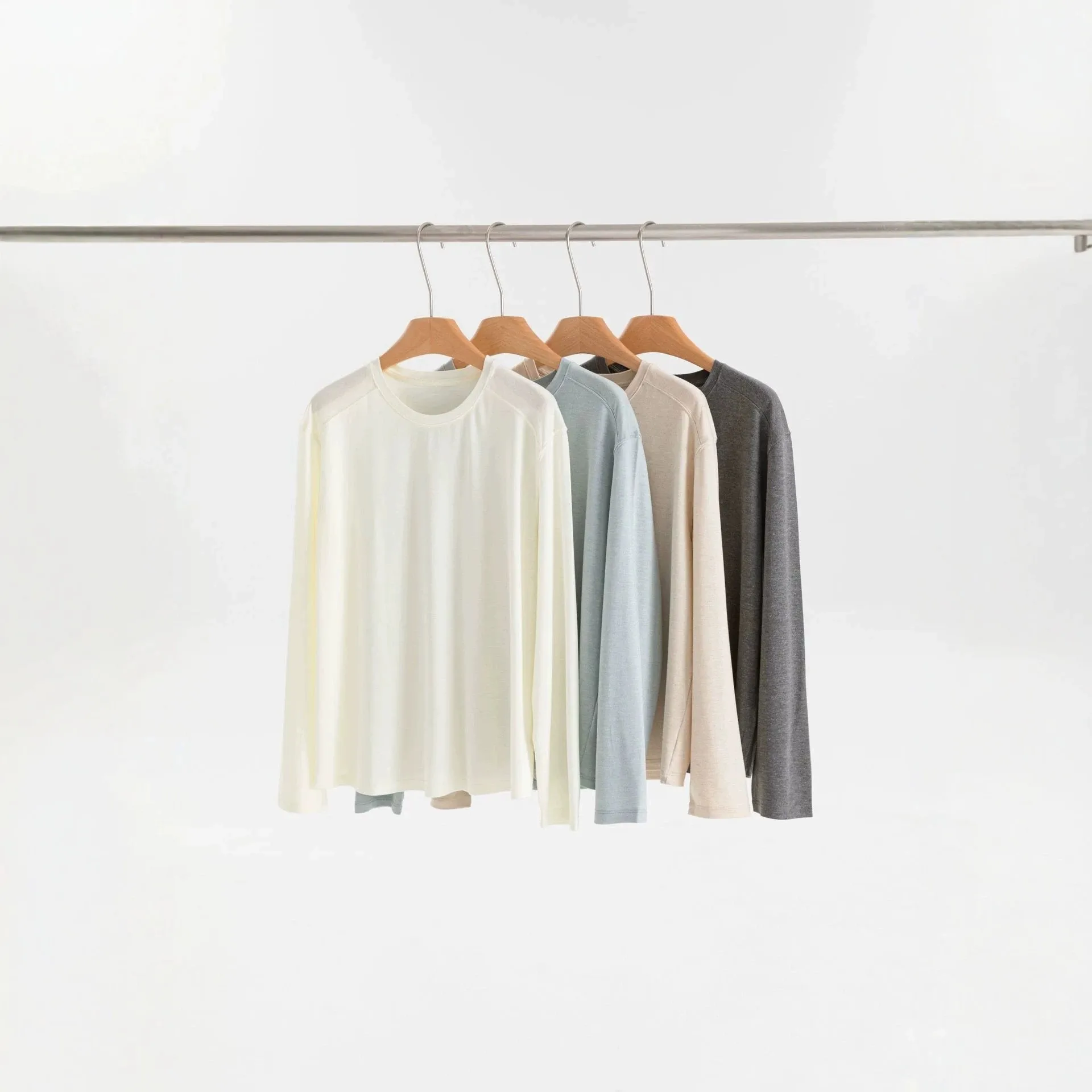 Long Sleeve Loose Fit Top Loose Cut Japanese Korean Casual with T Shirts Round Neck Patterned Regular Sleeve Spring for Women