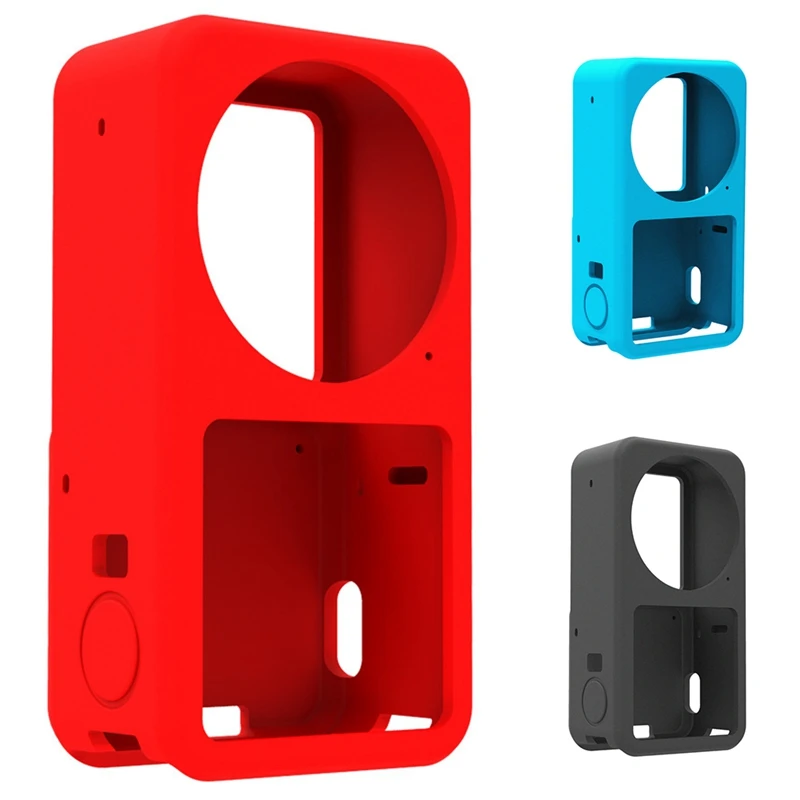 【ใหม่】ฝาครอบป้องกันซิลิโคนกันฝุ่นและกันกระแทกฝาครอบเลนส์แบบนุ่มกรอบเคสหน้าจอสําหรับ Dji Action 2