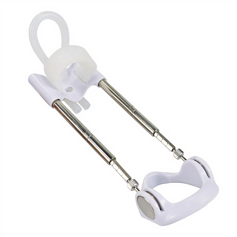 Male Enlarger Stretcher Tension Traction Correction Bending Penis Extender Enlarger Device For Men Sex Toy Manual Pump Stretcher
