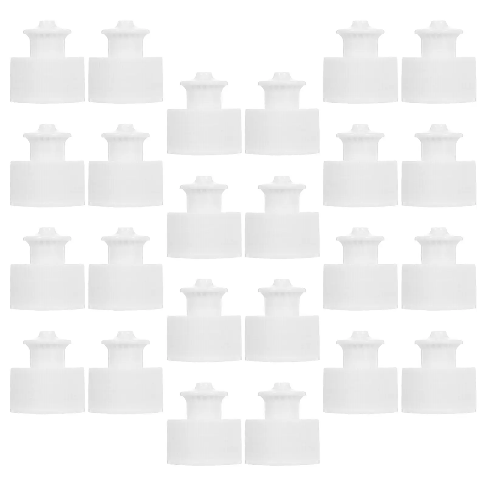24Pcs Push Pull Bottle Caps Reusable Sports Water Bottle Lids Strong Sealing Replacement Tops for Mineral Soda Water Bottles