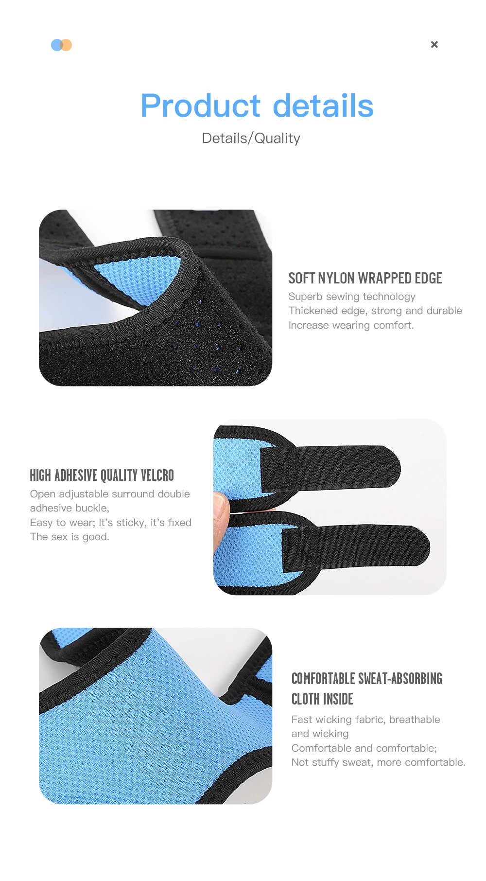 1Pcs Band Strap Einstellbare Iliotibial Knie Oberschenkel Hüfte ITB Syndrom Kompression Wrap Unterstützung, Atmungsaktive Patellar Sehnenscheidenentzündung – Detail 10