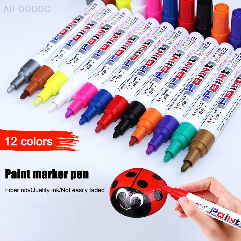 Badminton Racket Paint Pens Colorful Large Capacity Waterproof Non-Fading Repair Paint