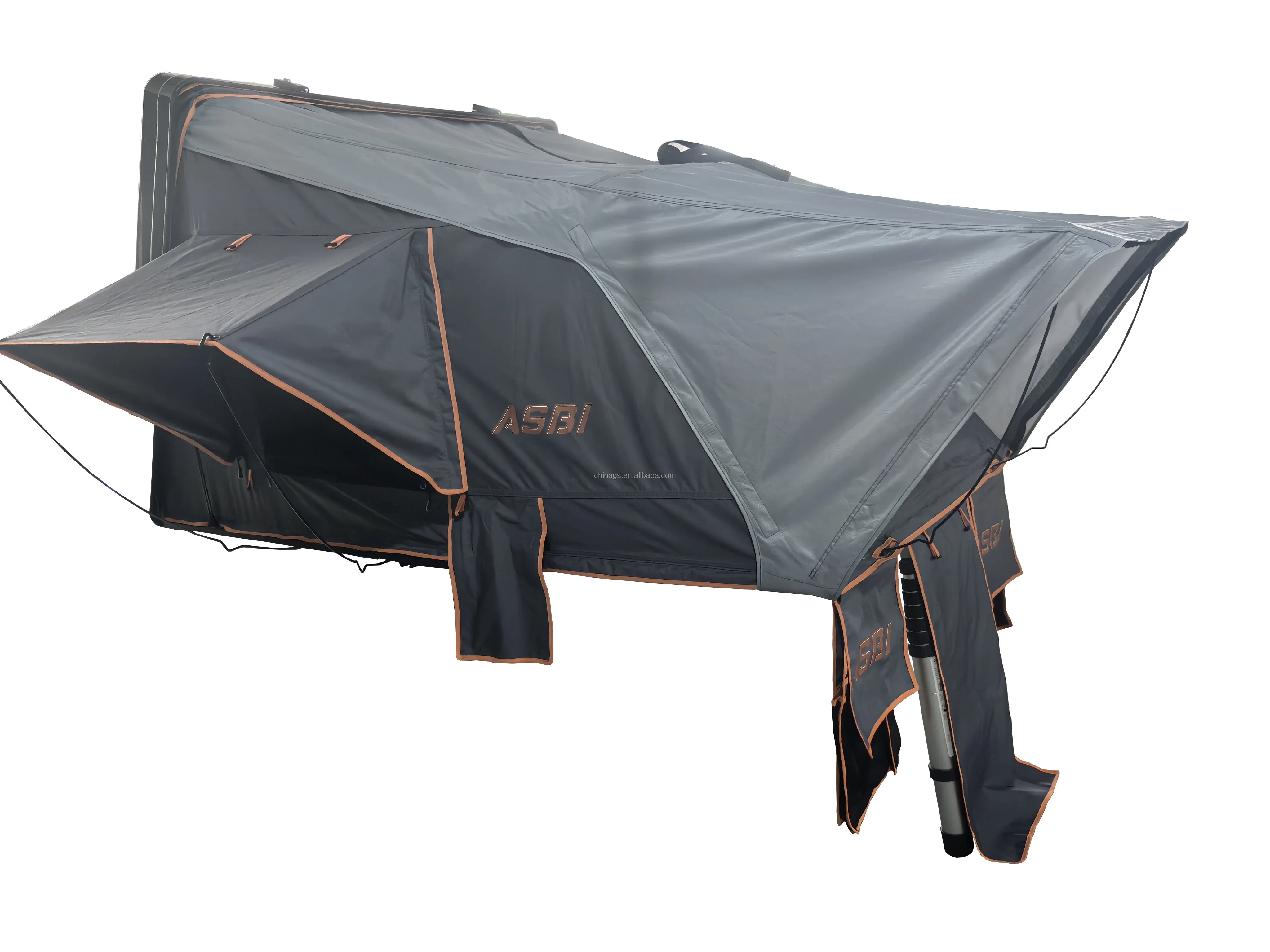 Customizable Outdoor Car Rooftop Tent for Camping and Hiking Hard Shell  Design