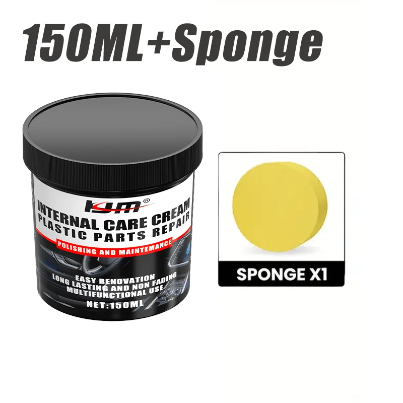 NEW Car Bumper Repair Paste - restores artificial leather with plastic, enhances black effect, car polishing with refurb coating image 6