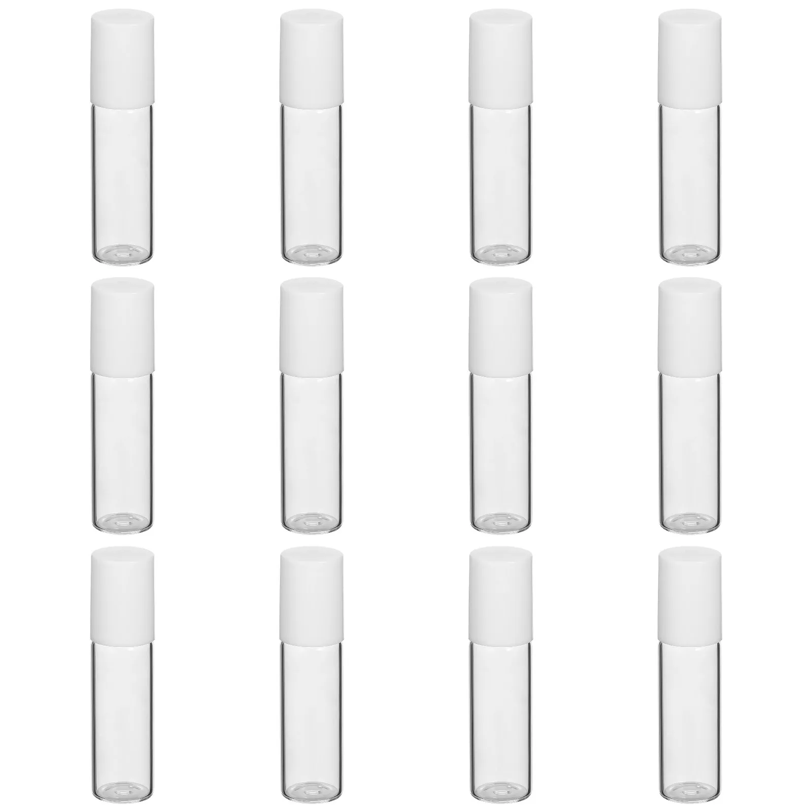 

12Pcs 5ml Refillable Glass Roller Bottles for Oils and Perfumes Travel Size Leak Proof Durable Roller Bottles for Oils