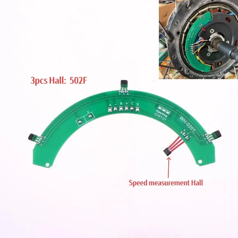 1Pcs For E-bike PCB Board High Pressure Hall 502F 3144 Hall Sensors And RPM Sensor Controller
