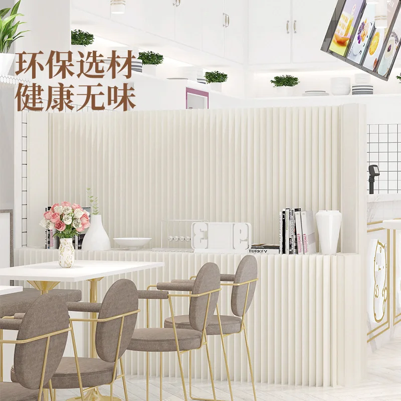 Cabine criativa do escritório do fundo da janela da parede divisória da tela do espaço