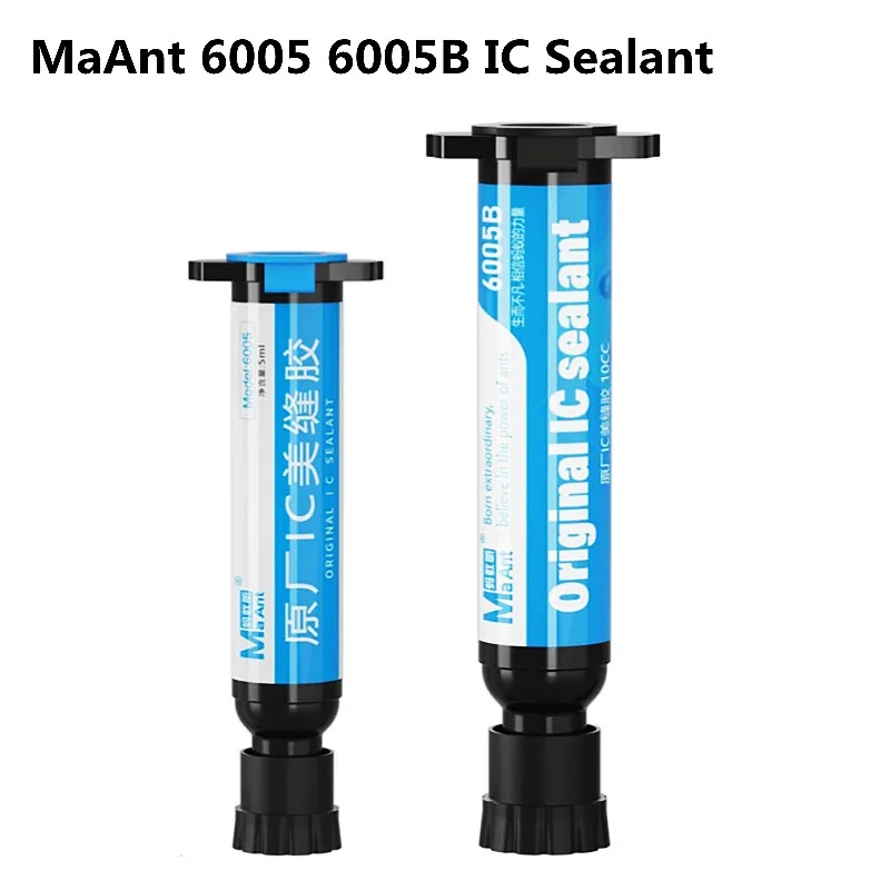 MaAnt 6005 6005B 5ML/10ML Mobile Phone Repair Original IC Sealant Hard Disk CPU LCD Screen Low Odor Fine Matte/Gloss Adhesive