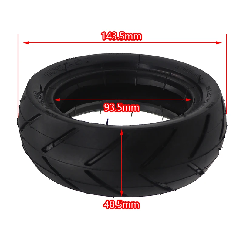 6Inch 150x50 Tire for Small Surfing Electric Skateboard Wheel 150mm Inner Tube Motorcycle A-type folding bicycle