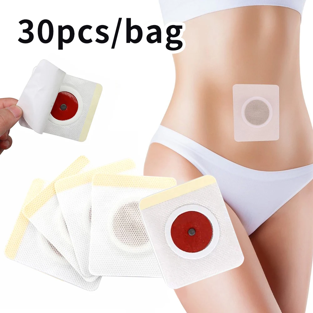 30 Pcs/Lot Slimming Patch Navel Belly Sticker Losing Weight Quickly Fat  Burning Body Shaping Abdominal Detox Improve Stomach