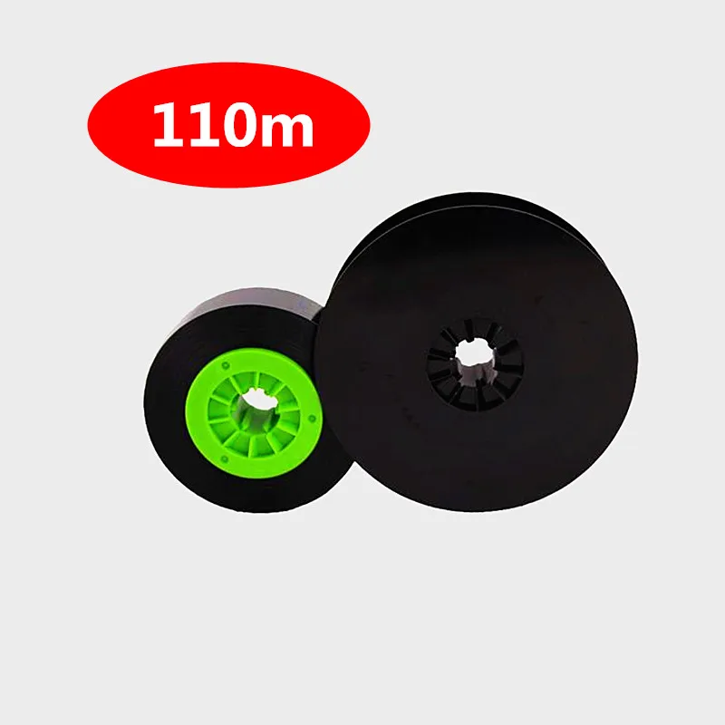 

max printer ink ribbon 110m black ink cartridge give away ribbon cassette for wire marker ID printer marking machine lm-550a/e