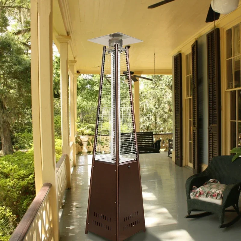 Patio Heaters Gas Heater Commercial Liquefied Gas Heater Household Energy-saving Gas Heater Outdoor Baked Fire Tower Umbrella