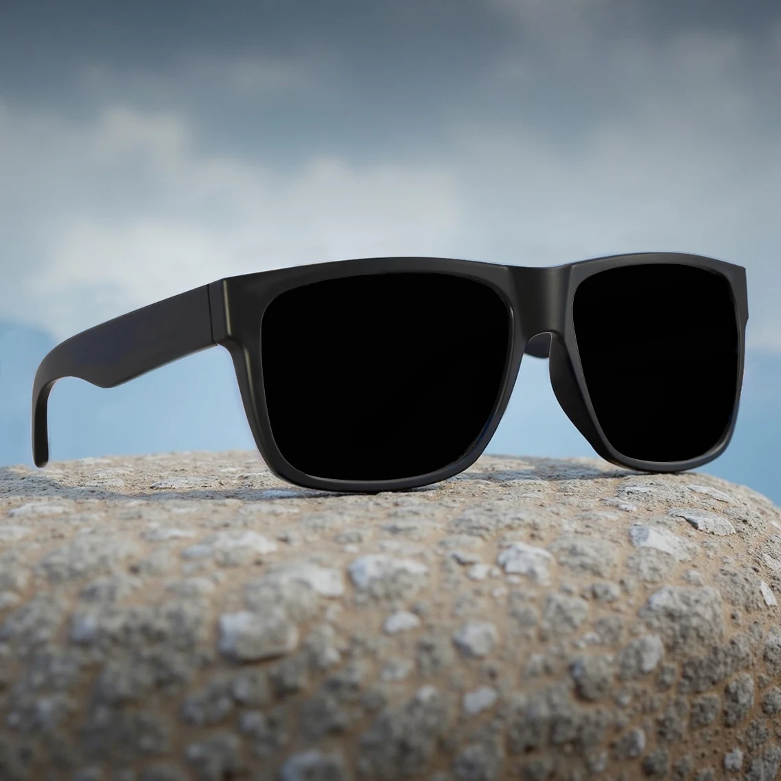 

MAXJULI XL Z87 Safety Sunglasses for Big Wide Head Men TR90 Ultralight UV400 Oversized Square Glasses Z8246