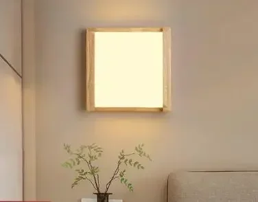 

Скандинавская креативная лестница из цельного дерева, японская настенная подвесная простая современная деревянная прикроватная лампа