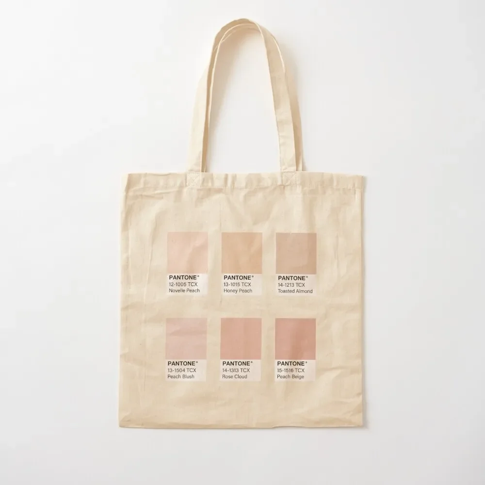 

Nude Pink Pantone Color Swatch Pack Tote Bag Eco bag tote bag women