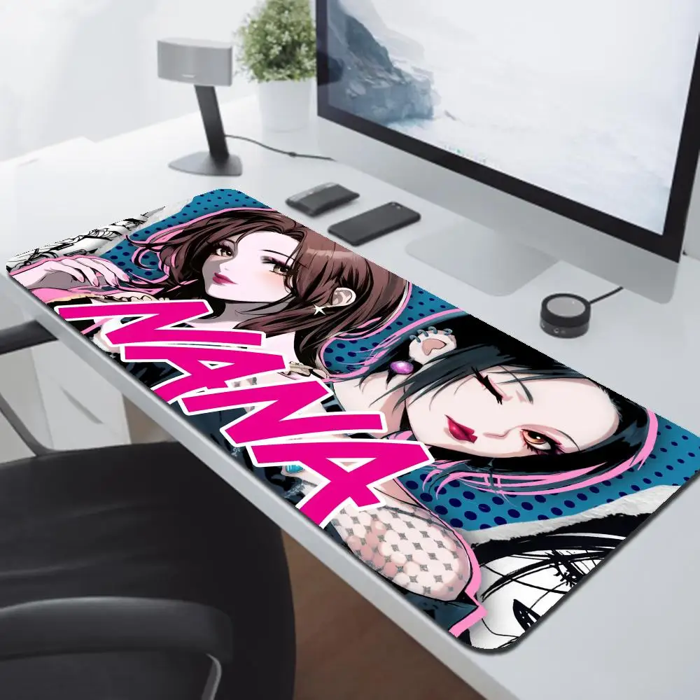 Nana Anime Mousepad Gamer Office Accessories for Desk Pad for Computer Mouse Mat Gaming Mats Keyboard Mause Carpet Speed Rug