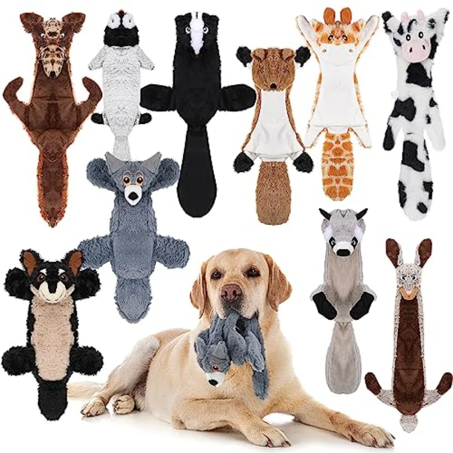 10 Pcs Soft Dog Squ…